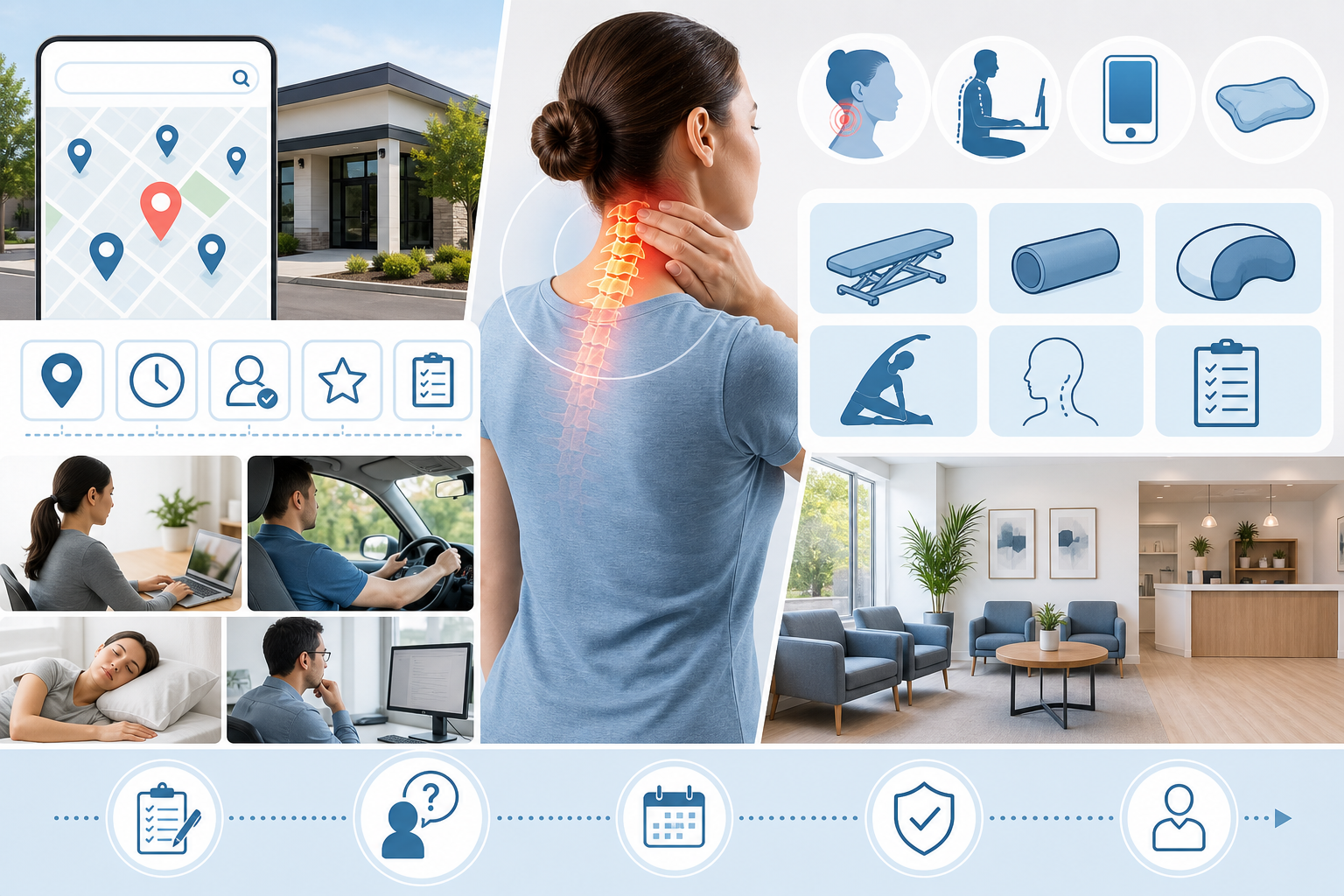 Comment trouver un chiropraticien pour des douleurs au cou près de chez moi