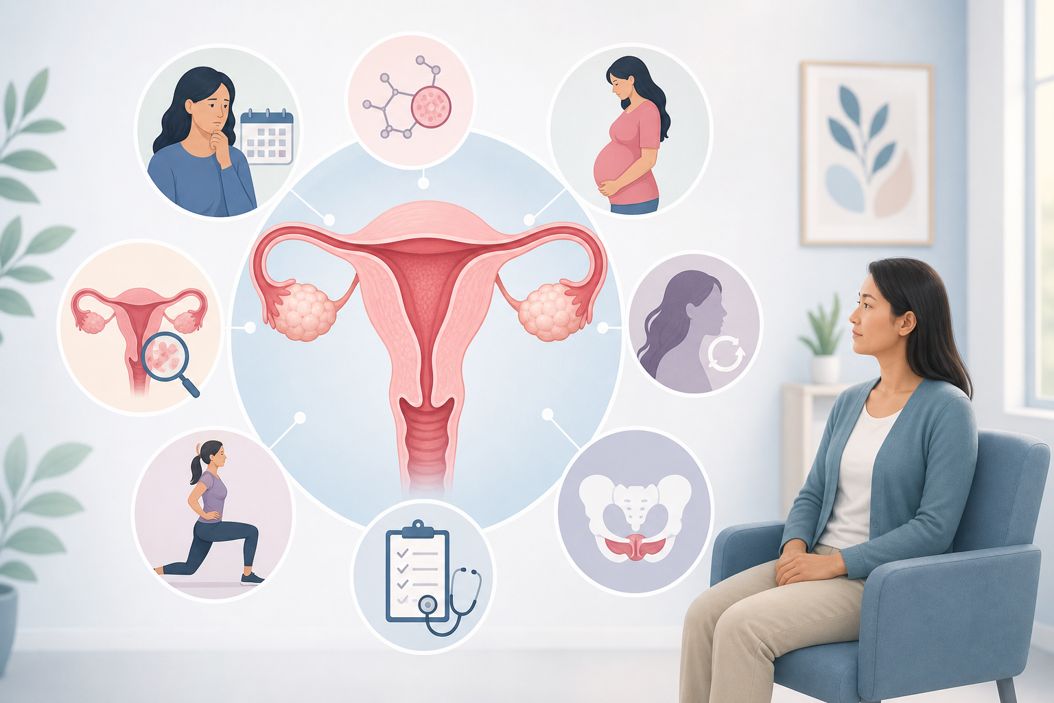 Affections courantes traitées par les obstétriciens et gynécologues