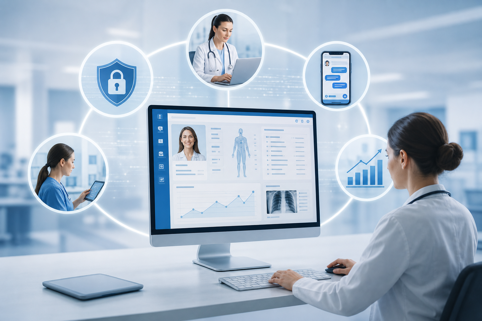 Mejora de la eficiencia de la atención médica: 5 formas estratégicas de impulsar la funcionalidad de la oficina con los sistemas EHR