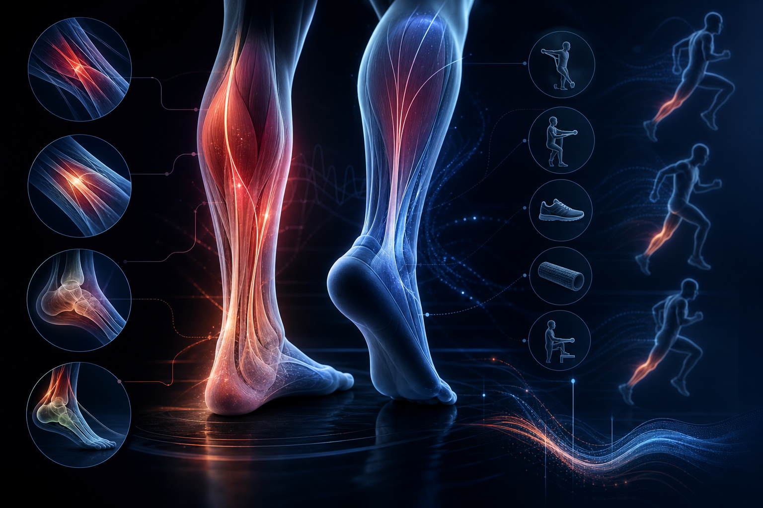 Blessures musculaires et tendineuses de la jambe : guide de récupération