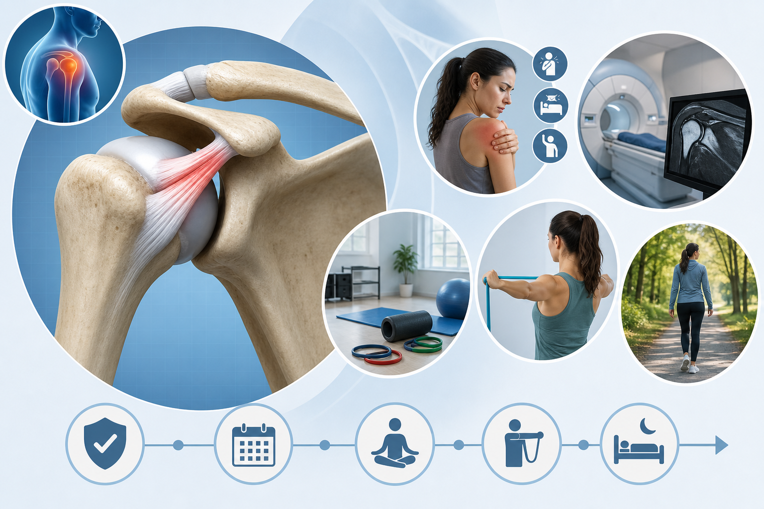 Left Shoulder Ligament Sprain: Patient Checklist Guide