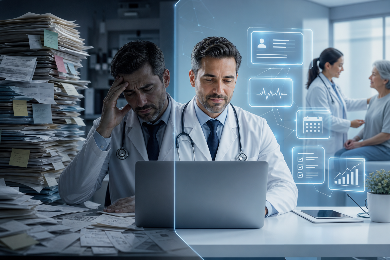 Le combat du médecin moderne : pourquoi vous avez besoin d'un dossier électronique intelligent, alimenté par l'IA, pour survivre et prospérer