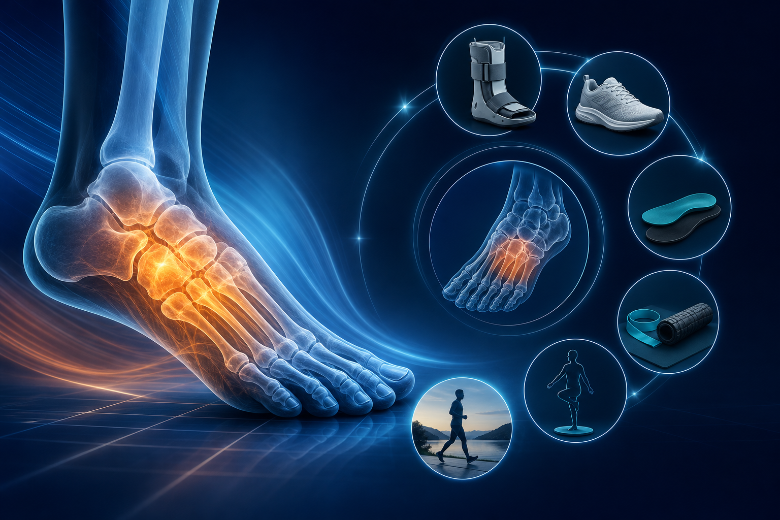 Treatment Options for Right Midfoot (Tarsometatarsal) Sprain