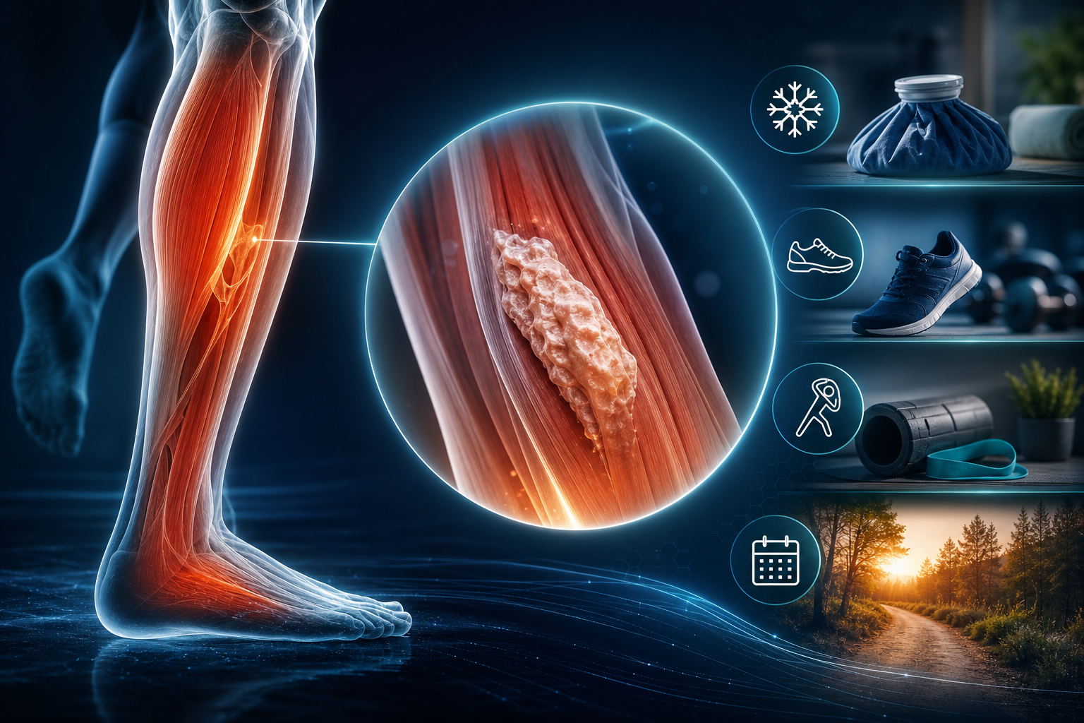 Comprendre la croissance osseuse après une blessure musculaire de la jambe inférieure gauche (myosite ossifiante) : symptômes, causes et traitement