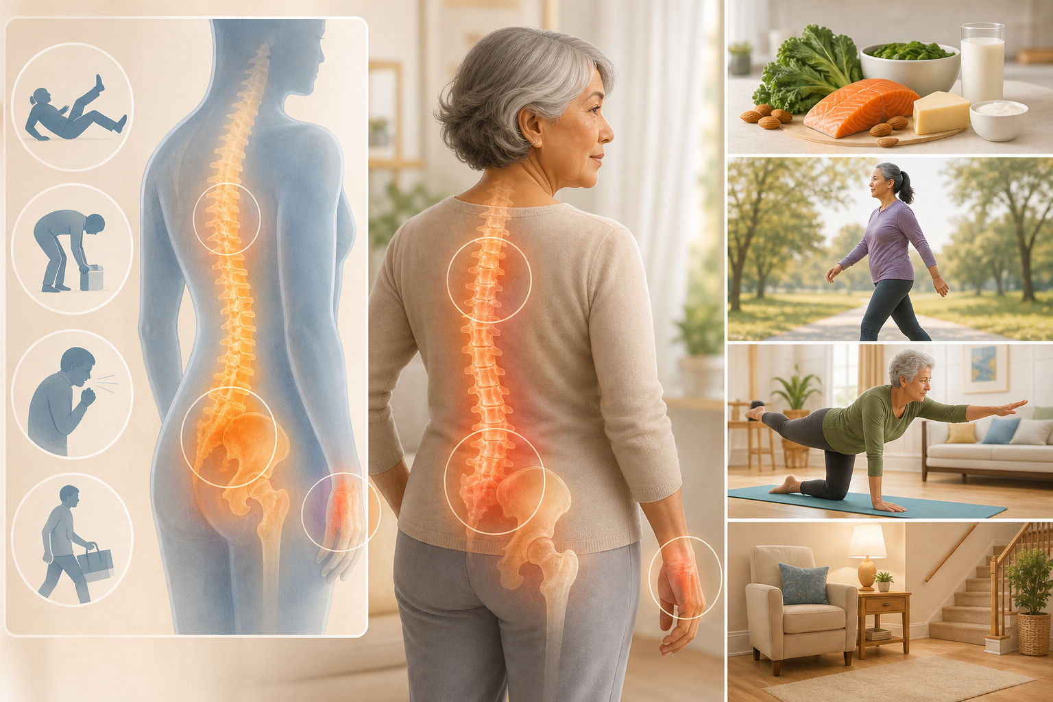 Understanding Osteoporosis-Related Fractures: Symptoms, Causes, and Conservative Treatment Options