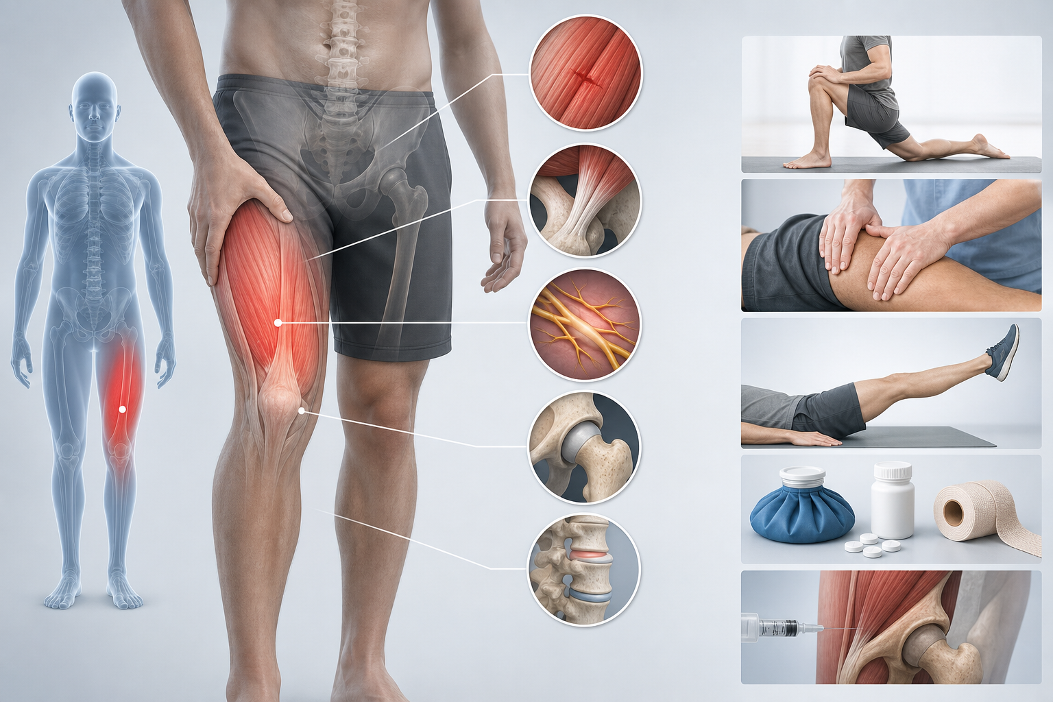 Understanding Pain in left thigh: Symptoms, Causes, and Treatment