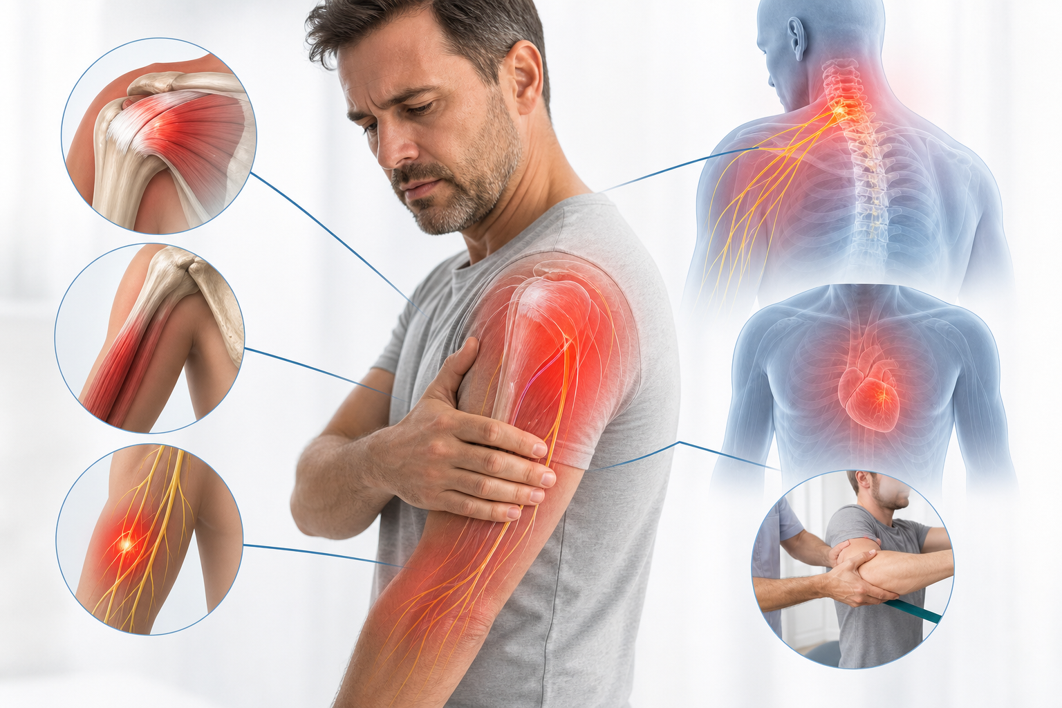 Understanding Pain in left upper arm: Symptoms, Causes, and Treatment