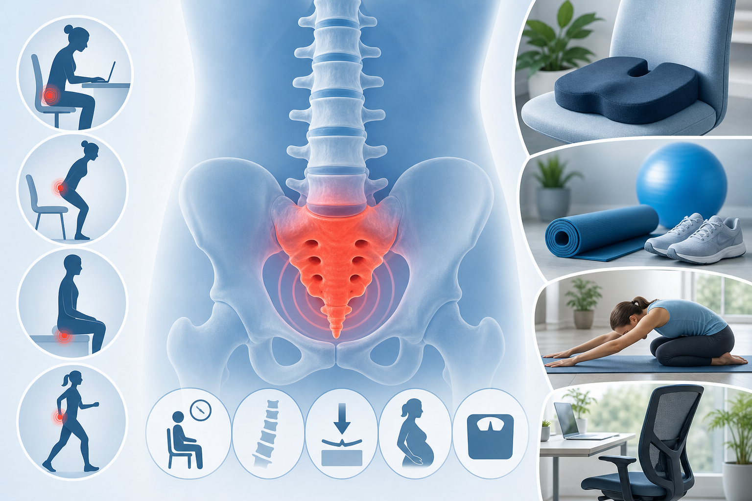 Sacrococcygeal Disorders: Symptoms, Causes & Treatment
