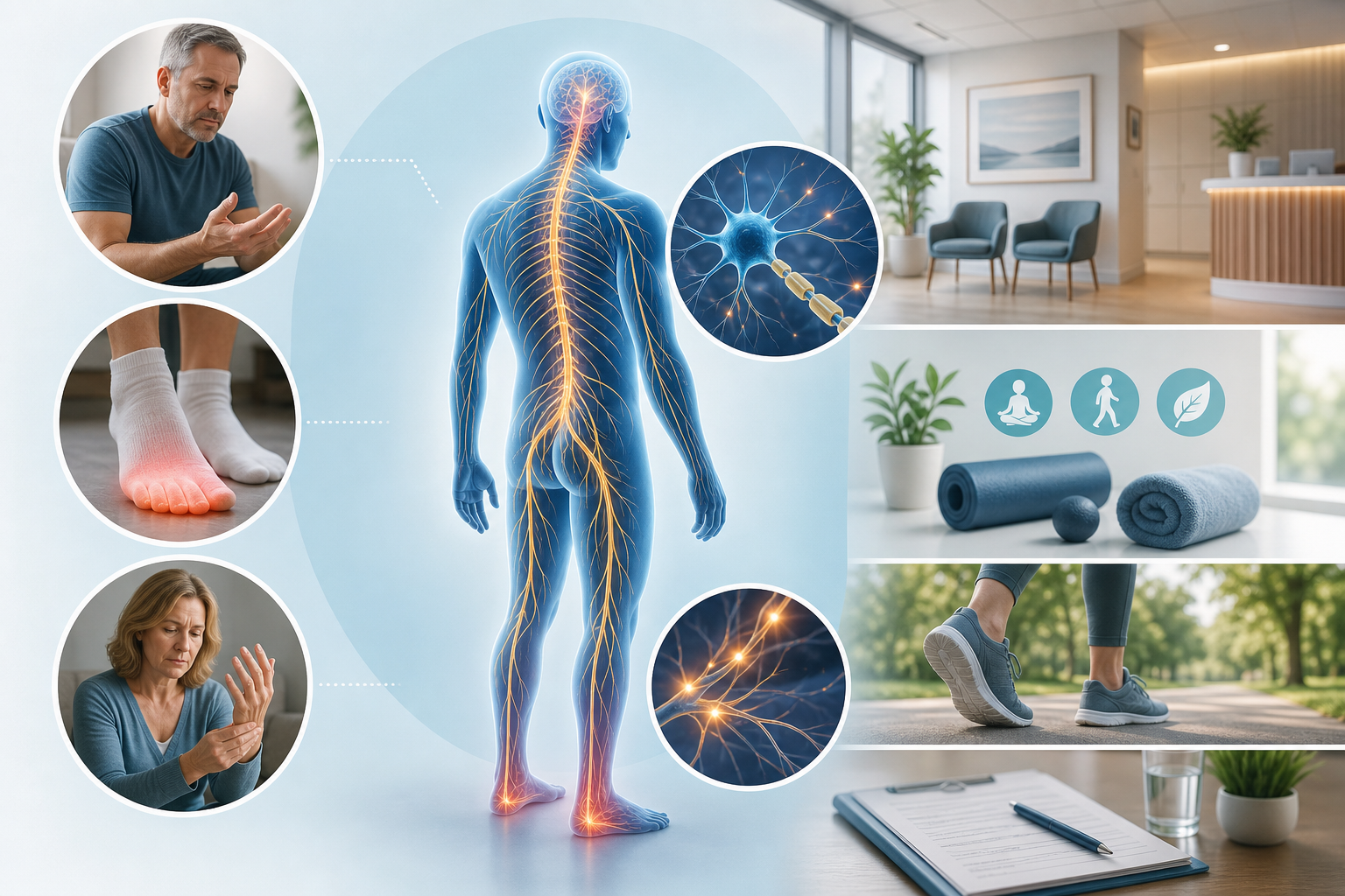 Soins chiropratiques pour la neuropathie périphérique : à quoi s’attendre