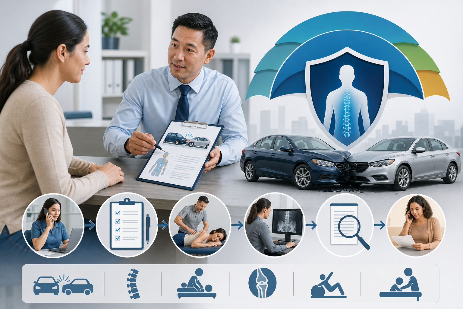 How to Get Auto Accident Treatment Covered by UnitedHealthcare, MAHP - MD IPA, Optimum Choice, and MLH