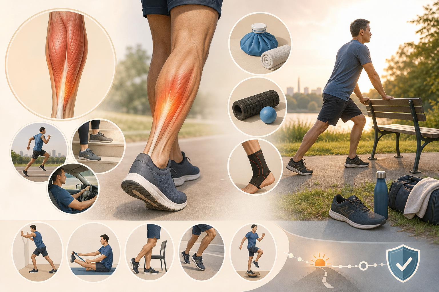 Understanding Right Lower Leg Muscle and Tendon Strain: Symptoms, Causes, and Conservative Treatment