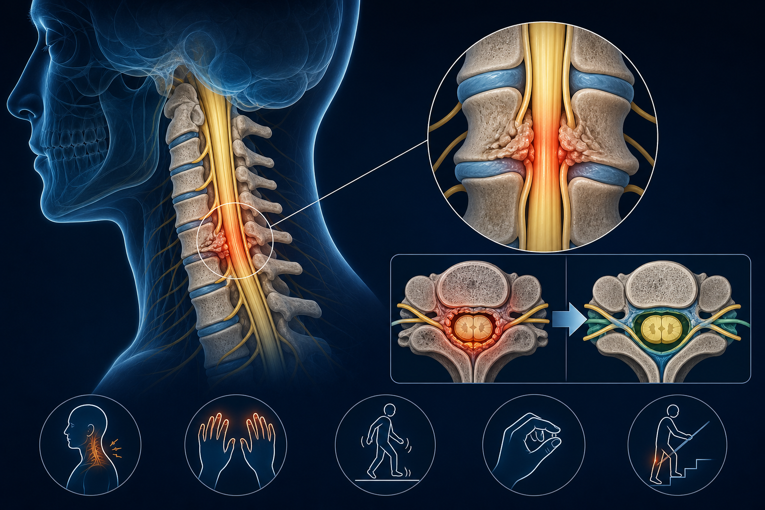 Understanding Neck Arthritis with Spinal Cord Symptoms: Symptoms, Causes, and Conservative Treatment