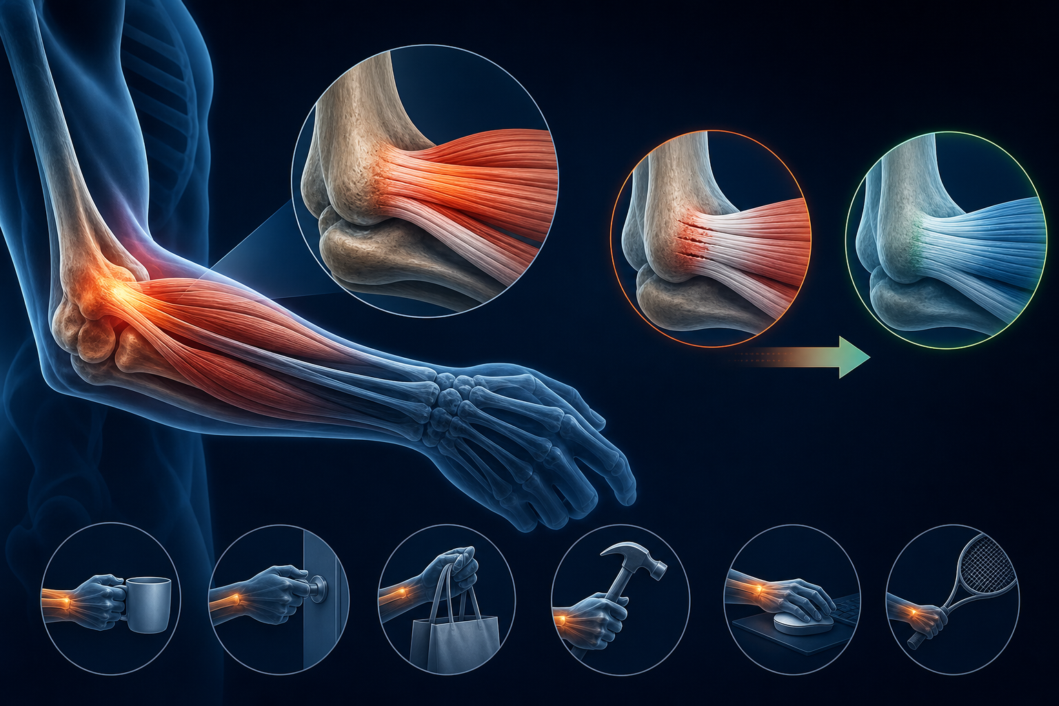 Understanding Tennis Elbow (Lateral Epicondylitis): Symptoms, Causes, and Conservative Treatment Options