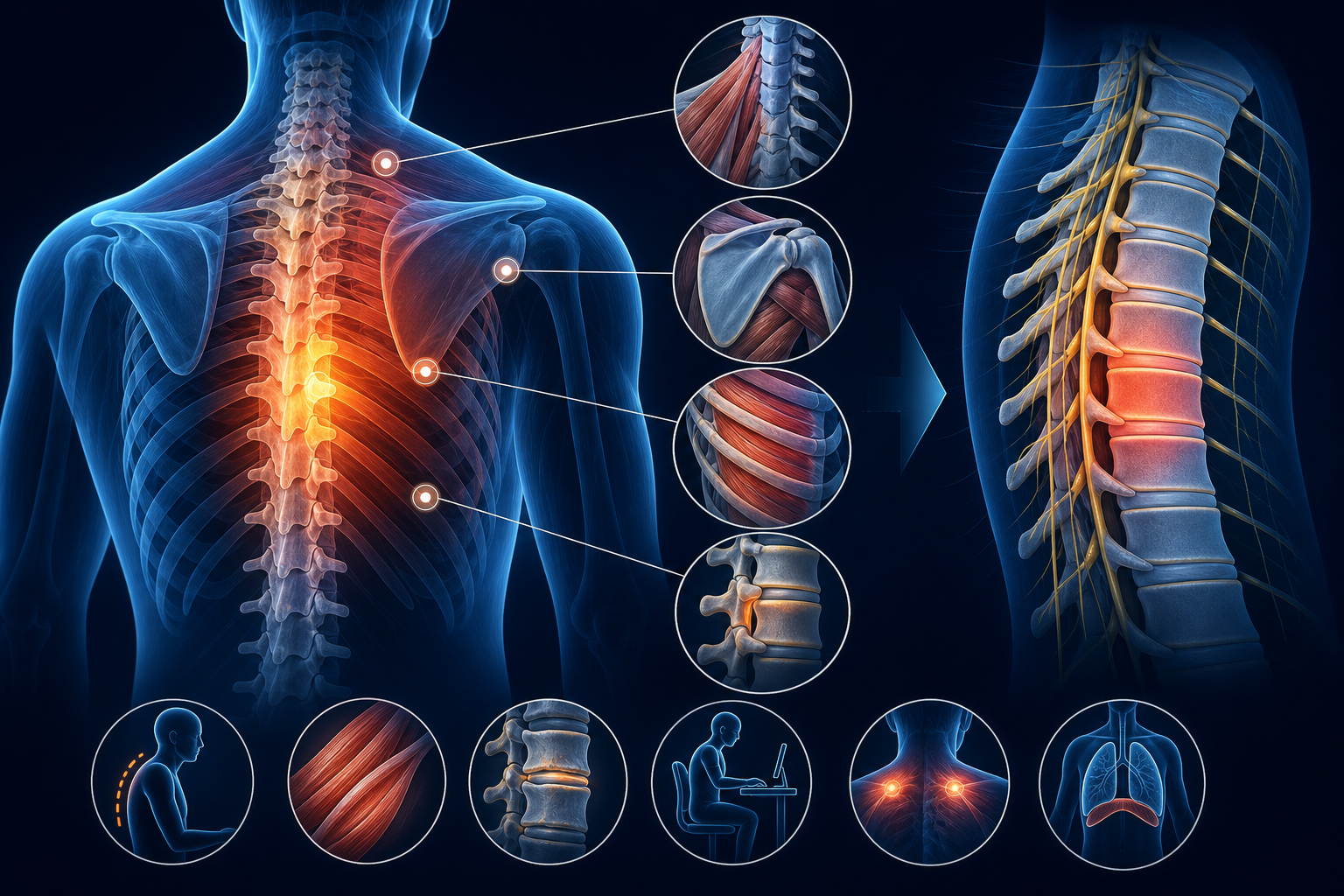 Understanding Upper Back Pain: Symptoms, Causes, and Conservative Treatment Options