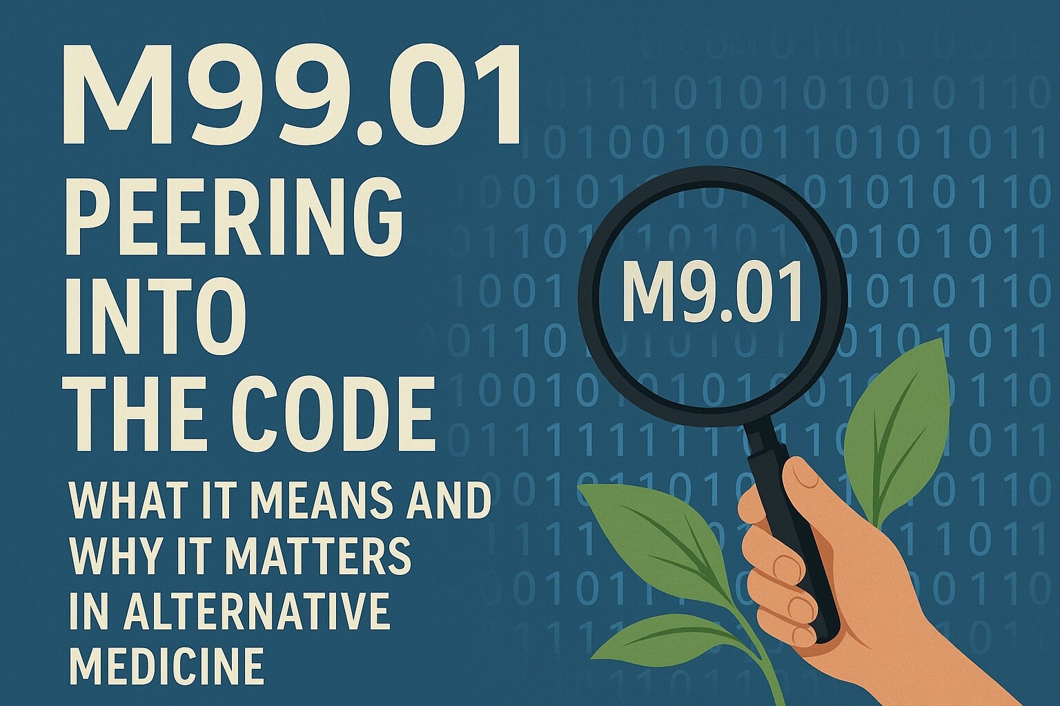 M99.01 : Examiner le code : ce qu'il signifie et pourquoi il est important en médecine alternative
